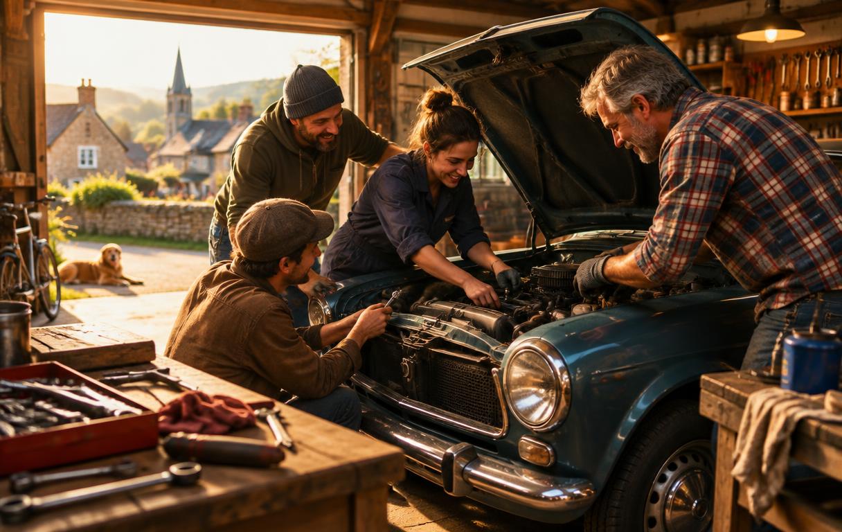 Garage solidaire — monde d'entraide entre voisins VoisinSOS